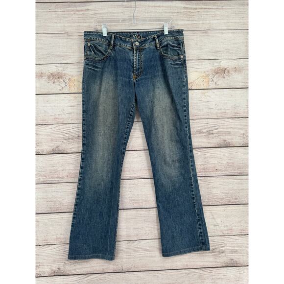 .Pavi Straight Leg Jeans Mens 32x32 (10) Blue Medium Wash Denim - Picture 1 of 10
